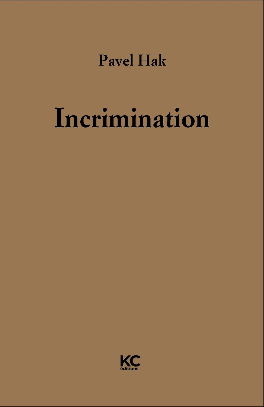 INCRIMINATION
