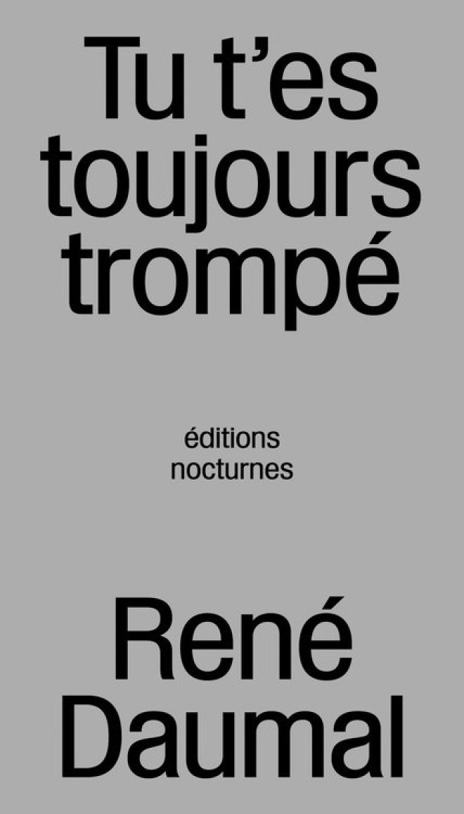 TU T'ES TOUJOURS TROMPÉ (NED 2026) : SECONDE ÉDITION AUGMENTÉE