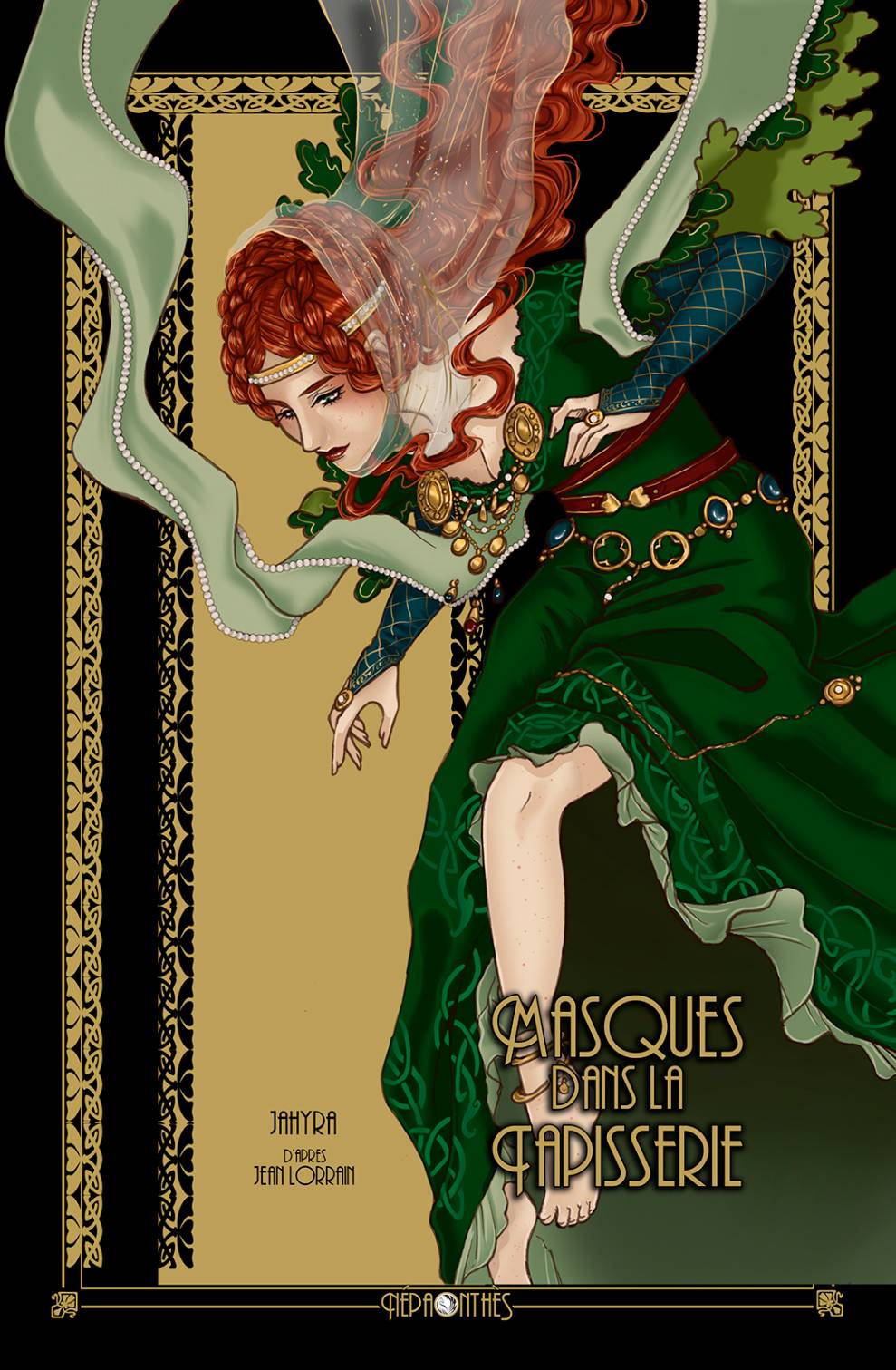 MASQUES DANS LA TAPISSERIE